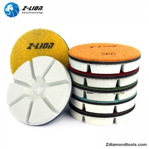 Z-LION ZL-16AD Disques de polissage et disques de meulage pour sols en béton à base de résine sèche